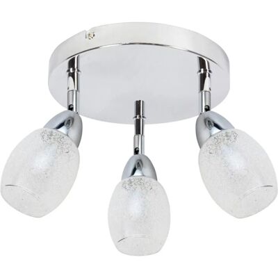 Lumes Okrągły srebrny plafon led - K521 Z2-P29 Lumes Okrągły srebrny plafon led - K521 Z2-P29