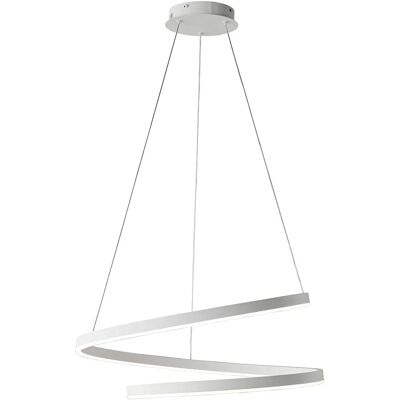 Lumes Biała lampa wisząca LED w kształcie spirali - 17X A496 B8-G26 Lumes Biała lampa wisząca LED w kształcie spirali - 17X A496 B8-G26