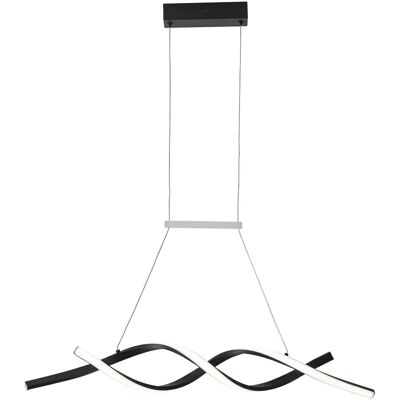 Lumes Czarna nowatorska lampa wisząca nad stół P6-W00 Lumes Czarna nowatorska lampa wisząca nad stół P6-W00