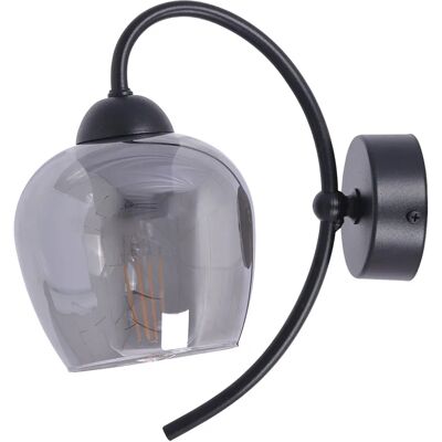 Lumes Czarno-grafitowa klasyczna lampa ścienna - A568 Z6-H71 Lumes Czarno-grafitowa klasyczna lampa ścienna - A568 Z6-H71