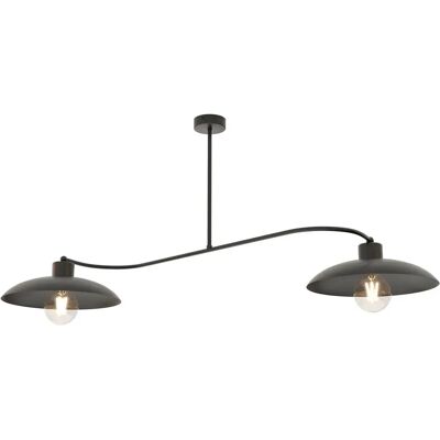 Lumes Czarna metalowa lampa sufitowa - 3X D136 H5-D08 Lumes Czarna metalowa lampa sufitowa - 3X D136 H5-D08