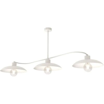 Lumes Biała industrialna lampa sufitowa E1-S38 Lumes Biała industrialna lampa sufitowa E1-S38