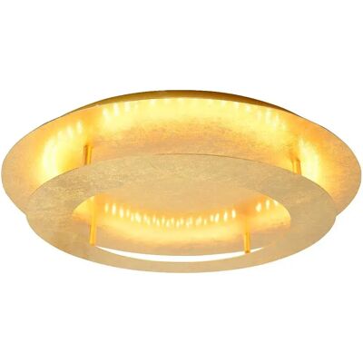 Lumes Złoty okrągły plafon sufitowy LED 40 cm - D157 S7-N46 Lumes Złoty okrągły plafon sufitowy LED 40 cm - D157 S7-N46