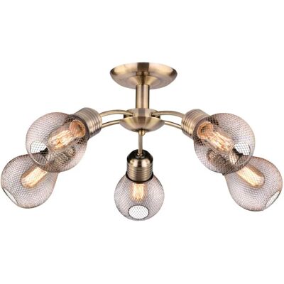 Lumes Industrialna lampa sufitowa pięcioramienna - K535 T4-F44 Lumes Industrialna lampa sufitowa pięcioramienna - K535 T4-F44