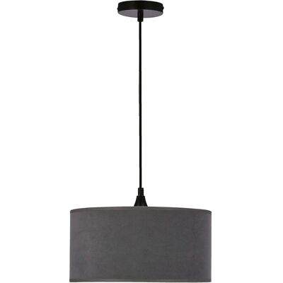 Lumes Szara nowoczesna lampa wisząca - D183 P7-P59 Lumes Szara nowoczesna lampa wisząca - D183 P7-P59