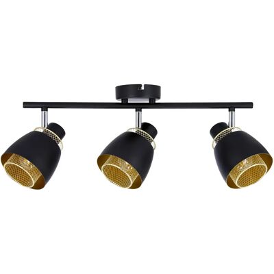 Lumes Czarna industrialna lampa sufitowa - D187 C2-T09 Lumes Czarna industrialna lampa sufitowa - D187 C2-T09