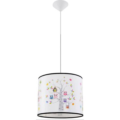 Lumes Lampa sufitowa wisząca w sowy do pokoju dziecka - 4X A592 S2-N86 Lumes Lampa sufitowa wisząca w sowy do pokoju dziecka - 4X A592 S2-N86