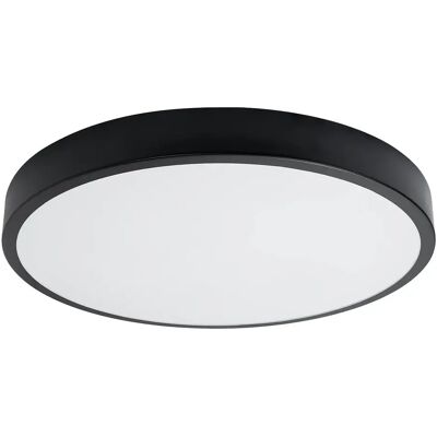 Lumes Czarny duży plafon LED okrągły 60 cm - 6X A603 W3-L53 Lumes Czarny duży plafon LED okrągły 60 cm - 6X A603 W3-L53