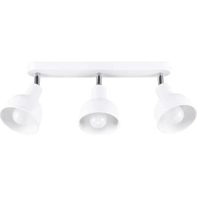 Lumes Biała potrójna lampa sufitowa reflektorowa - A624 F4-L59 Lumes Biała potrójna lampa sufitowa reflektorowa - A624 F4-L59