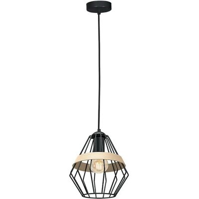 Lumes Lampa loftowa wisząca czarna R5-E18 Lumes Lampa loftowa wisząca czarna R5-E18
