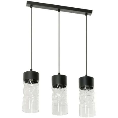 Lumes Szklana potrójna lampa wisząca nad stół - 3X EX501 M9-Z70 Lumes Szklana potrójna lampa wisząca nad stół - 3X EX501 M9-Z70