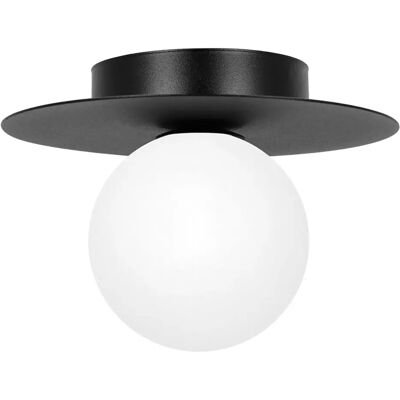 Lumes Czarna okrągła nowoczesna lampa sufitowa G1-D07 Lumes Czarna okrągła nowoczesna lampa sufitowa G1-D07