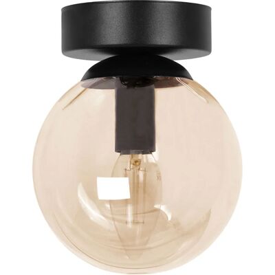Lumes Bursztynowa szklana nowoczesna lampa sufitowa - A687 A7-T35 Lumes Bursztynowa szklana nowoczesna lampa sufitowa - A687 A7-T35