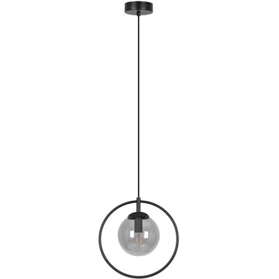 Lumes Czarno-grafitowa lampa wisząca nad wyspę - A691 Z9-H72 Lumes Czarno-grafitowa lampa wisząca nad wyspę - A691 Z9-H72