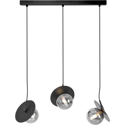 Lumes Nowoczesna lampa wisząca z 3 ruchomymi kloszami 10X A703 M1-L91 Lumes Nowoczesna lampa wisząca z 3 ruchomymi kloszami 10X A703 M1-L91