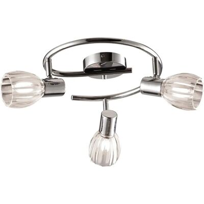Lumes Lampa sufitowa z 3 ruchomymi szklanymi kloszami - A762 F1-A70 Lumes Lampa sufitowa z 3 ruchomymi szklanymi kloszami - A762 F1-A70