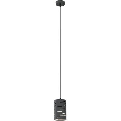 Lumes Czarna nowoczesna lampa wisząca z tubą - 4X D145 N4-E24 Lumes Czarna nowoczesna lampa wisząca z tubą - 4X D145 N4-E24