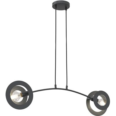 Lumes Czarna nowoczesna lampa wisząca - 6X D155 N0-R03 Lumes Czarna nowoczesna lampa wisząca - 6X D155 N0-R03