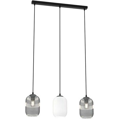 Lumes Industrialna lampa wisząca trzema kloszami - D162 H2-S69 Lumes Industrialna lampa wisząca trzema kloszami - D162 H2-S69