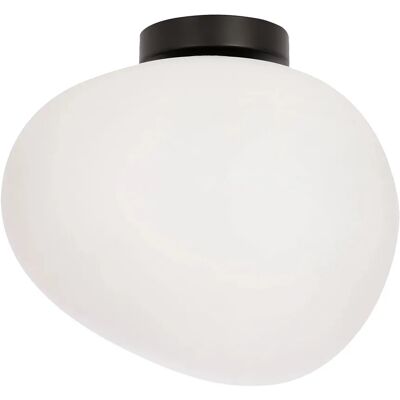 Lumes Nowoczesna lampa sufitowa z białym kloszem D210 B8-R77 Lumes Nowoczesna lampa sufitowa z białym kloszem D210 B8-R77