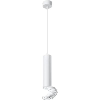 Lumes Biała nowoczesna pojedyncza lampa wisząca tuba - 7X D240 G9-Z55 Lumes Biała nowoczesna pojedyncza lampa wisząca tuba - 7X D240 G9-Z55