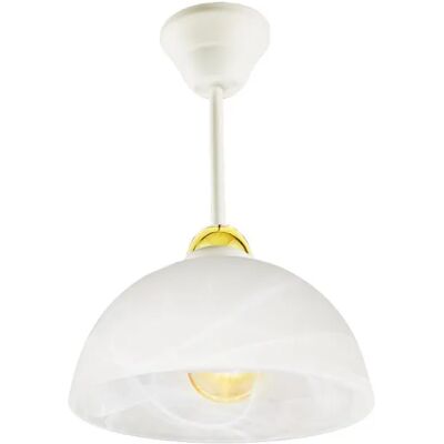 Lumes Biała nowoczesna lampa sufitowa - S6-E19 Lumes Biała nowoczesna lampa sufitowa - S6-E19