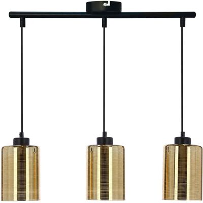 Lumes Złota potrójna lampa wisząca - 30X D266 P8-B55 Lumes Złota potrójna lampa wisząca - 30X D266 P8-B55