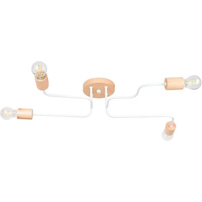Lumes Biały industrialny żyrandol metalowy - 3X D282 Z9-H08 Lumes Biały industrialny żyrandol metalowy - 3X D282 Z9-H08