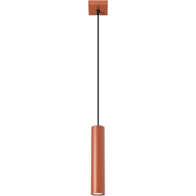 Lumes Czerwona pojedyńcza lampa sufitowa - 6X M057 P0-G78 Lumes Czerwona pojedyńcza lampa sufitowa - 6X M057 P0-G78