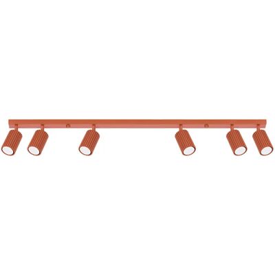 Lumes Czerwona lampa sufitowa 6-cio punktowa - 3X D304 G7-N35 Lumes Czerwona lampa sufitowa 6-cio punktowa - 3X D304 G7-N35