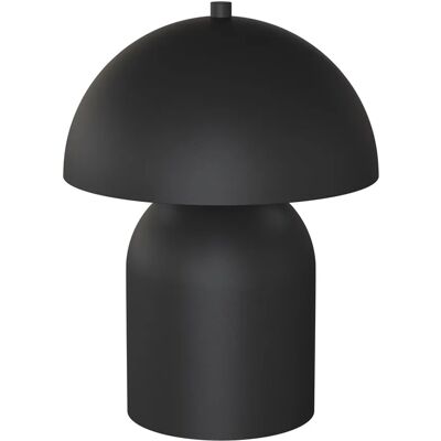 Lumes Nowoczesna czarna lampka nocna w kształcie grzybka P3-E76 Lumes Nowoczesna czarna lampka nocna w kształcie grzybka P3-E76