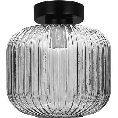 Lumes Lampa ze szklanym kloszem grafitowa L9-K39 Lumes Lampa ze szklanym kloszem grafitowa L9-K39