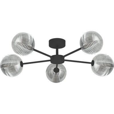 Lumes Sufitowa lampa pięcioramienna grafitowa D8-A48 Lumes Sufitowa lampa pięcioramienna grafitowa D8-A48