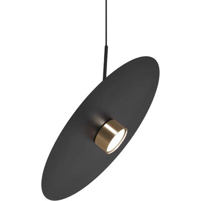 Lumes Wisząca duża czarna lampa G0-Z50 Lumes Wisząca duża czarna lampa G0-Z50