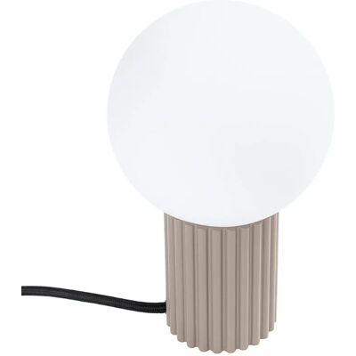 Lumes Taupe ryflowana lampka nocna P7-S82 Lumes Taupe ryflowana lampka nocna P7-S82