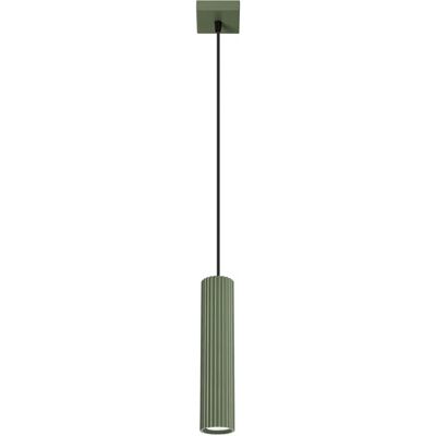 Lumes Zielona wisząca lampa karbowana F1-W15 Lumes Zielona wisząca lampa karbowana F1-W15