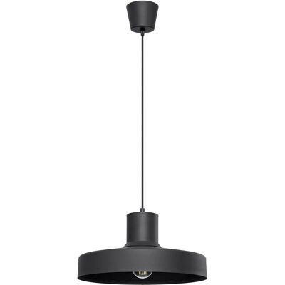 Lumes Czarna okrągła lampa wisząca L6-K26 Lumes Czarna okrągła lampa wisząca L6-K26