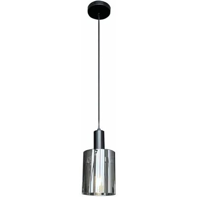Lumes Czarna lampa wisząca ze szklanym kloszem G2-T45 Lumes Czarna lampa wisząca ze szklanym kloszem G2-T45