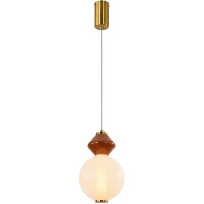 Lumes Pojedyncza lampa wisząca szklana kula H9-P55 Lumes Pojedyncza lampa wisząca szklana kula H9-P55