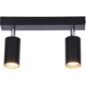 Lumes Czarne reflektorki na listwie - S890-Nordia