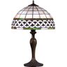 Lumes Lampka stołowa witrażowa w stylu retro - S999-Mafira