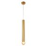 Lumes Złota podłużna lampa wisząca oprawa 50 cm - V025-Malone