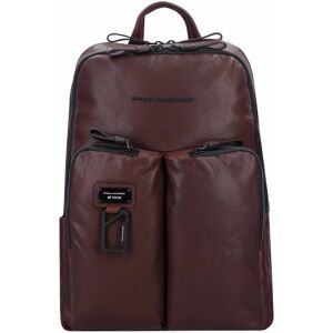 Piquadro Harper Backpack RFID Leather 40 cm Laptop Compartment dark brown  - Mężczyźni,Unisex - Dorośli,Damy