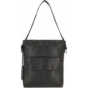 Cowboysbag Brampton Torba na ramię Skórzany 28 cm Komora na laptopa black  - Damy