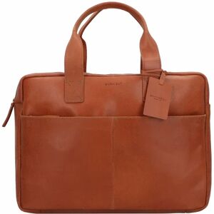 Burkely Vintage Jesse Briefcase Leather 42 cm Komora na laptopa cognac  - Damy,Mężczyźni,Unisex - Dorośli