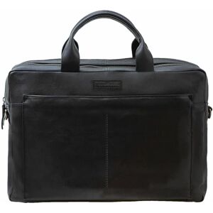 Pride and Soul Nomad Briefcase Leather 42 cm Komora na laptopa schwarz  - Damy,Mężczyźni,Unisex - Dorośli