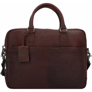 Burkely Antique Avery Briefcase Leather 40 cm Komora na laptopa brown  - Damy,Mężczyźni,Unisex - Dorośli