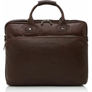 Castelijn & Beerens Firenze Briefcase RFID Leather 45 cm przegroda na laptopa mocca  - Damy,Unisex - Dorośli,Mężczyźni