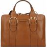 The Bridge Elena Torba na laptopa Skórzany 35 cm cognac  - Damy,Unisex - Dorośli,Mężczyźni