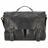 Pride and Soul Baggie Briefcase Leather 40 cm Laptop Compartment schwarz  - Mężczyźni,Damy,Unisex - Dorośli